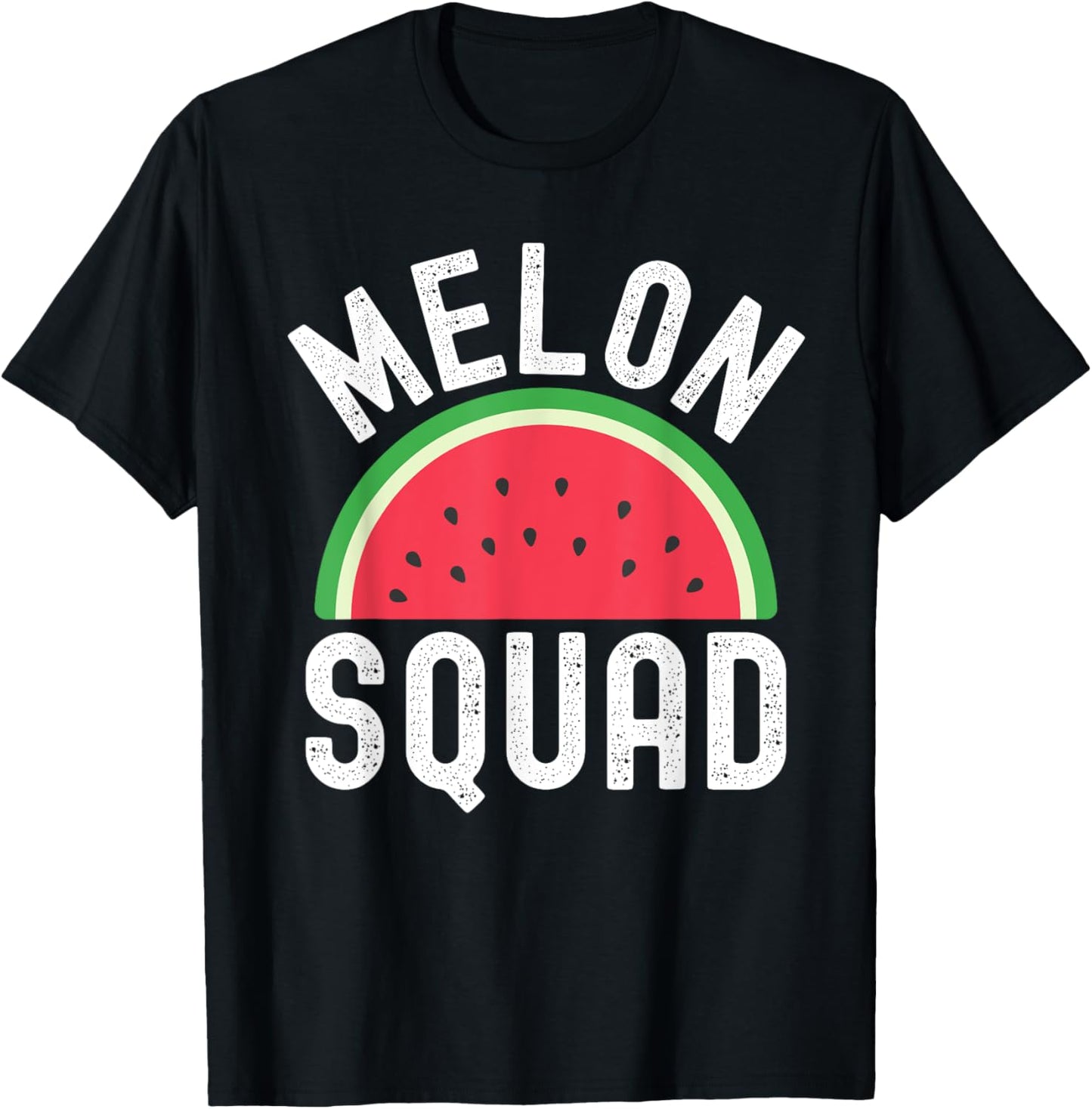 Watermelon Squad Outfit For Summer Women Girls Fruit Lover T-Shirt - T-Shirt | Black