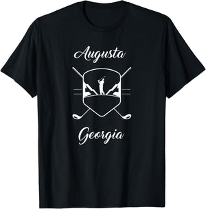 Augusta Georgia Golf T-Shirt - T-Shirt | Black