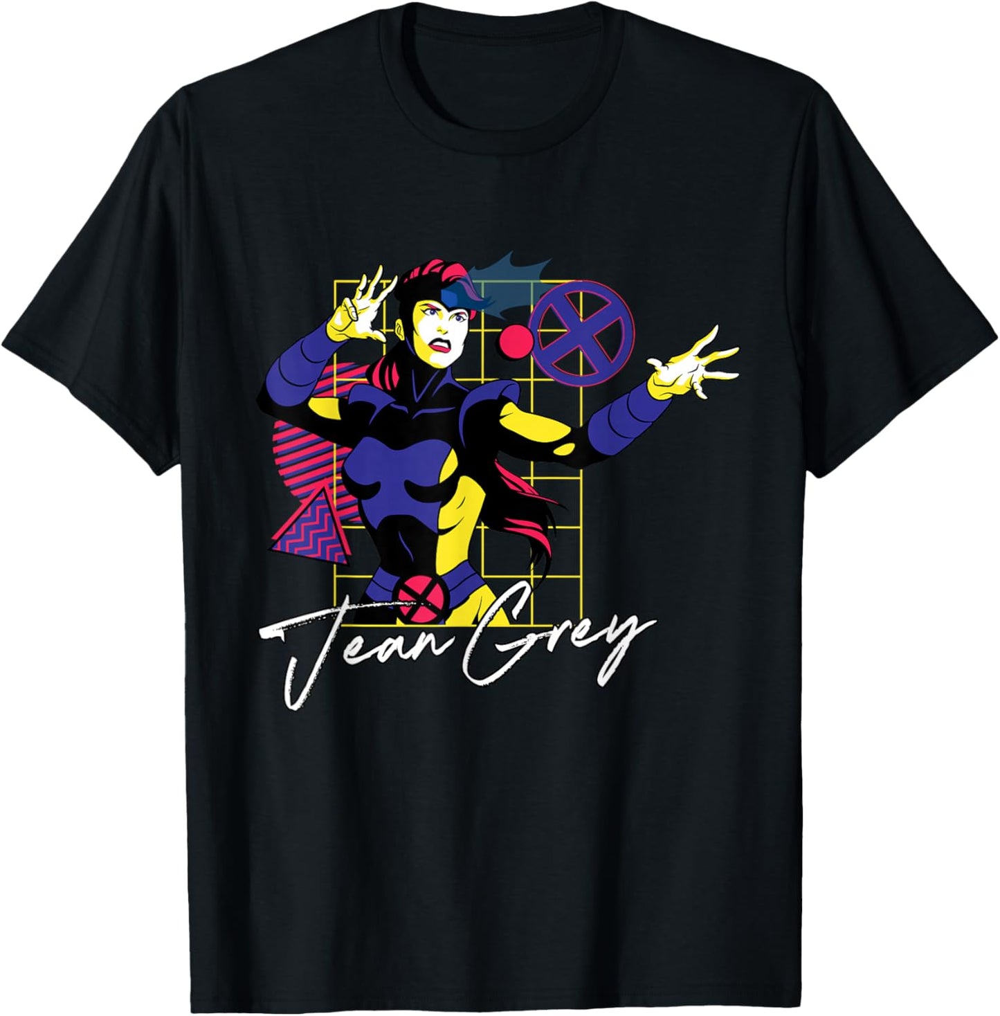 Marvel Super Heroes X-Men Retro Couples Matching Jean Grey T-Shirt - T-Shirt | Black