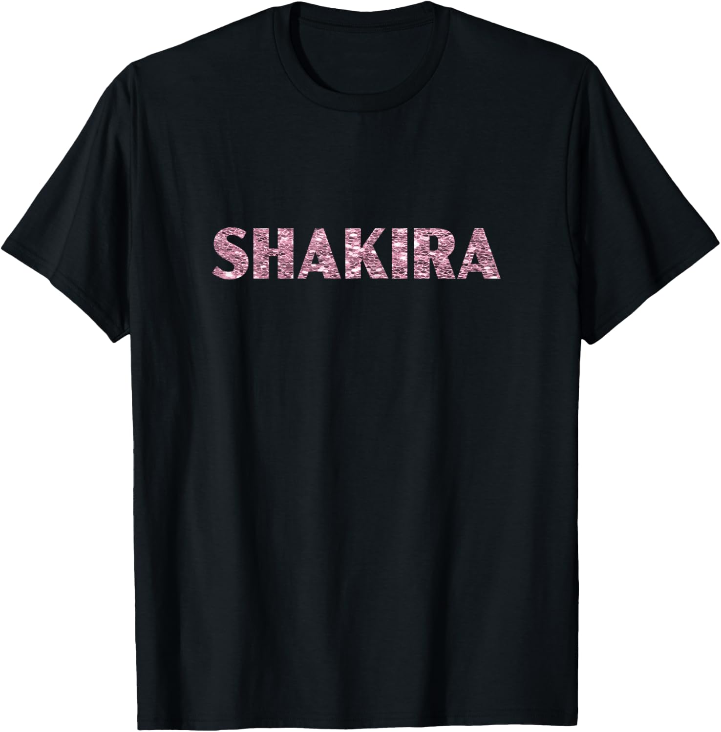 Shakira Heart Pink T-Shirt - T-Shirt | Black