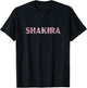 Shakira Heart Pink T-Shirt - T-Shirt | Black