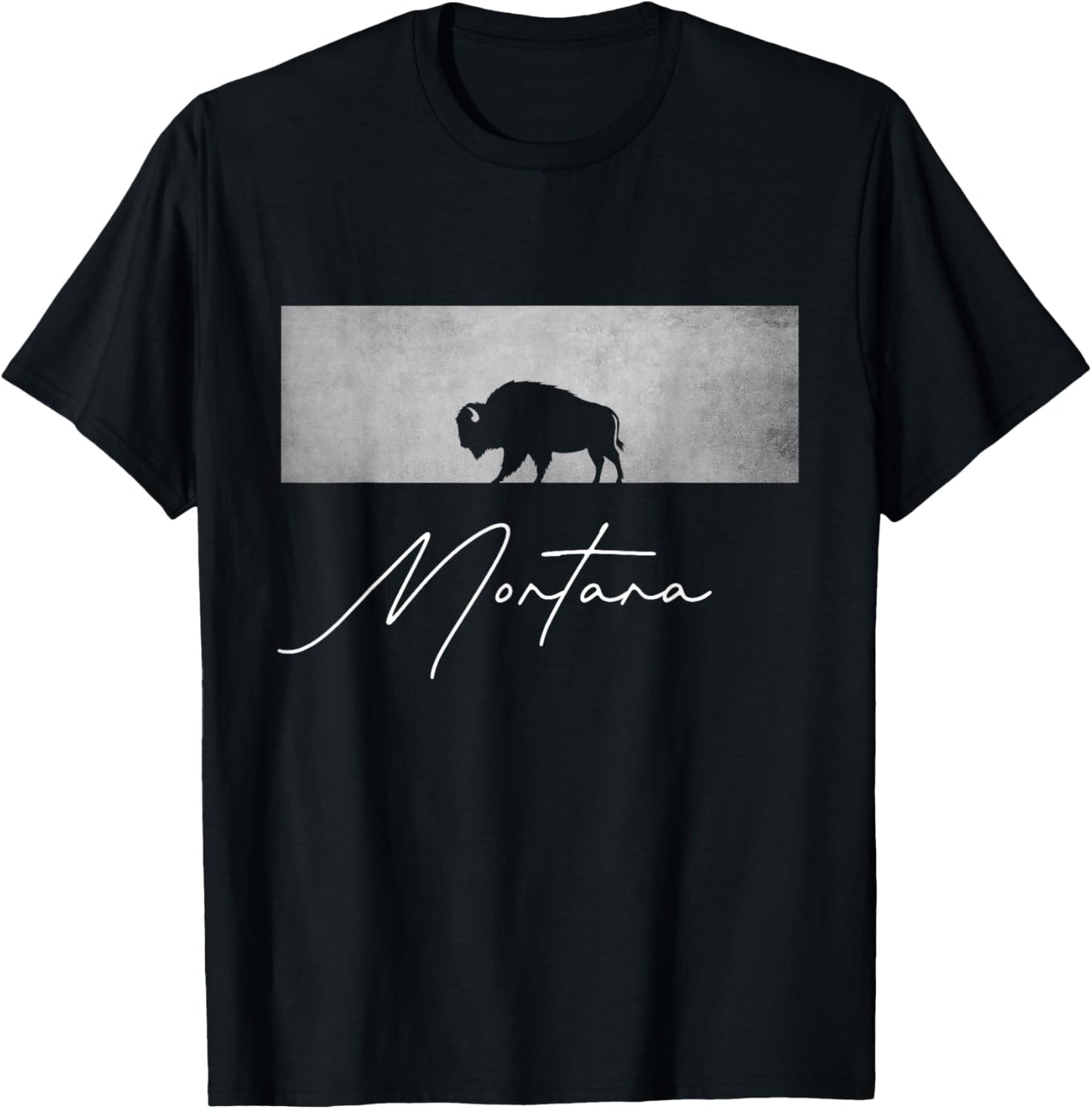 State of Montana T-Shirt - T-Shirt | Black
