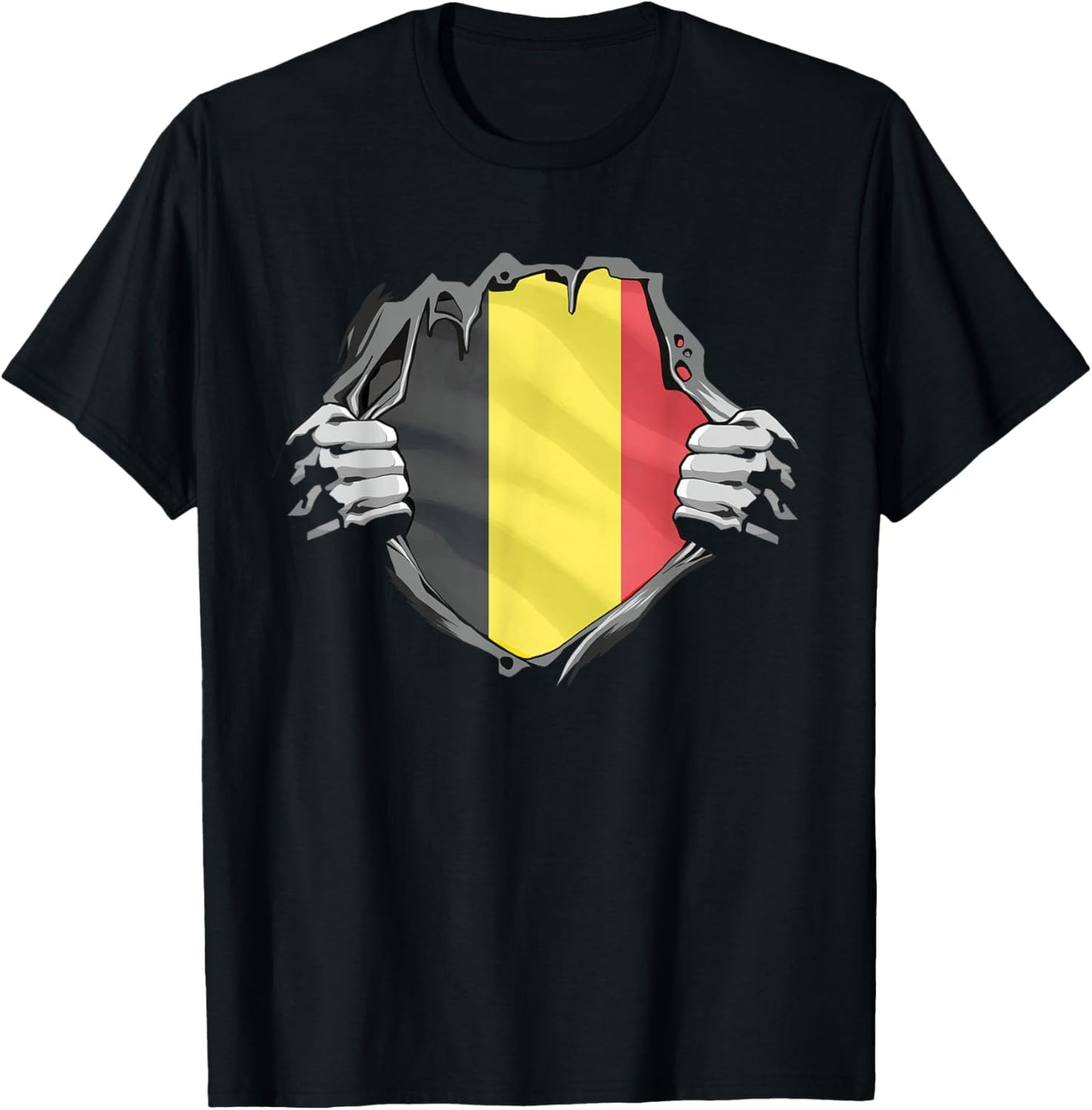 Belgium Football Jersey Alternative T-Shirt - T-Shirt | Black