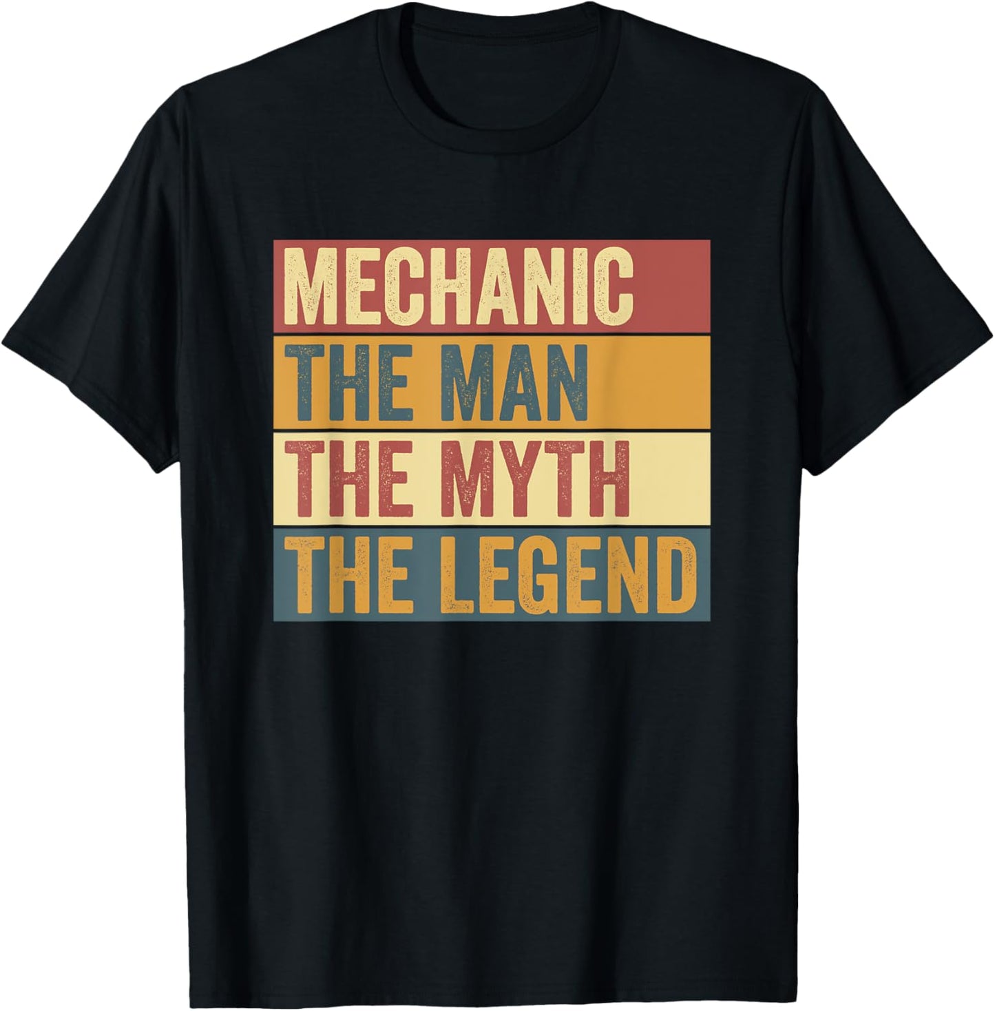 Funny Mechanic Legend Saying T-Shirt - T-Shirt | Black