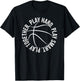 Play Hard Play Smart Play Together hoops logo T-Shirt - T-Shirt | Black
