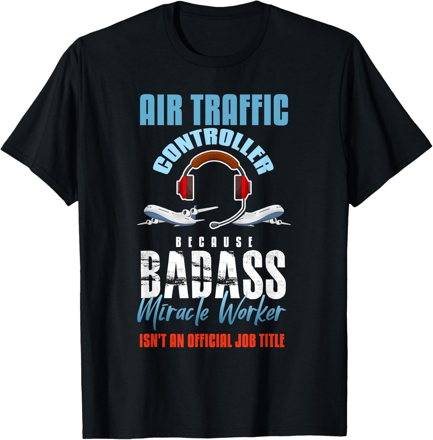 Air Traffic Controller Shirt Controlling Funny ATC Gift T-Shirt - T-Shirt | Black