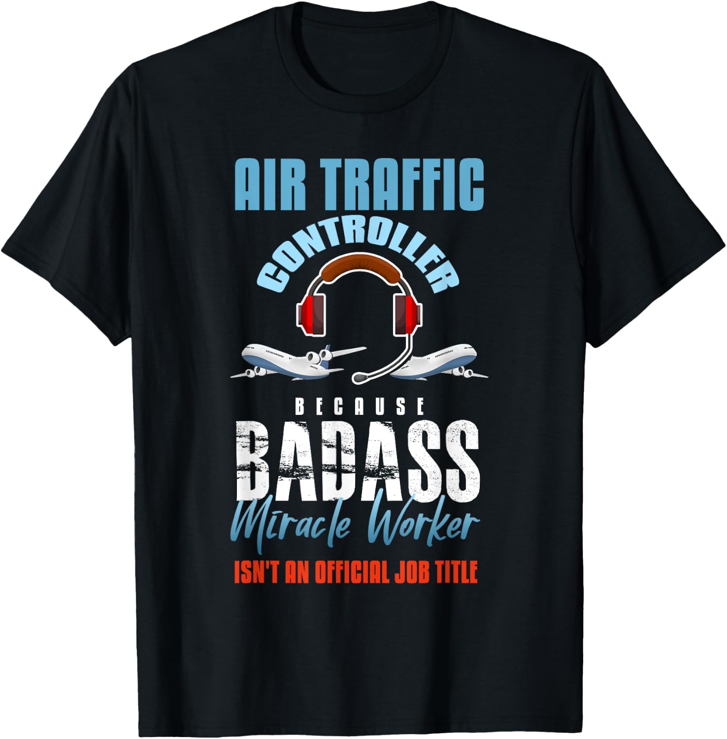 Air Traffic Controller Shirt Controlling Funny ATC Gift T-Shirt - T-Shirt | Black