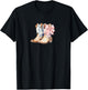 Coquette Pink Bow and Cowboy Boots, Pretty Country T-Shirt - T-Shirt | Black