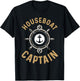 Cool Houseboat Captain Design Women Houseboat Lover T-Shirt - T-Shirt | Black