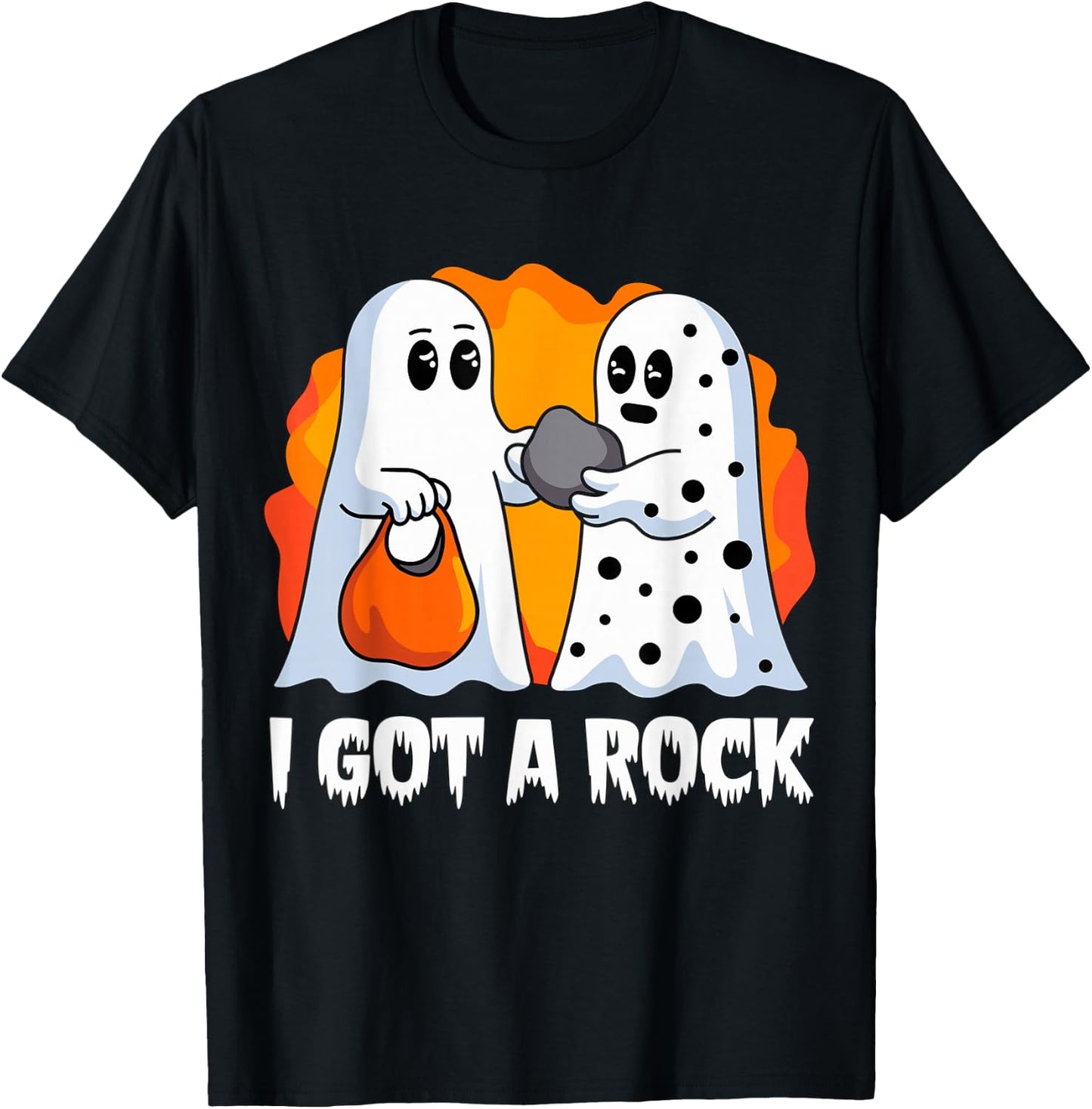 I got a Rock funny Ghost Halloween Party T-Shirt - T-Shirt | Black
