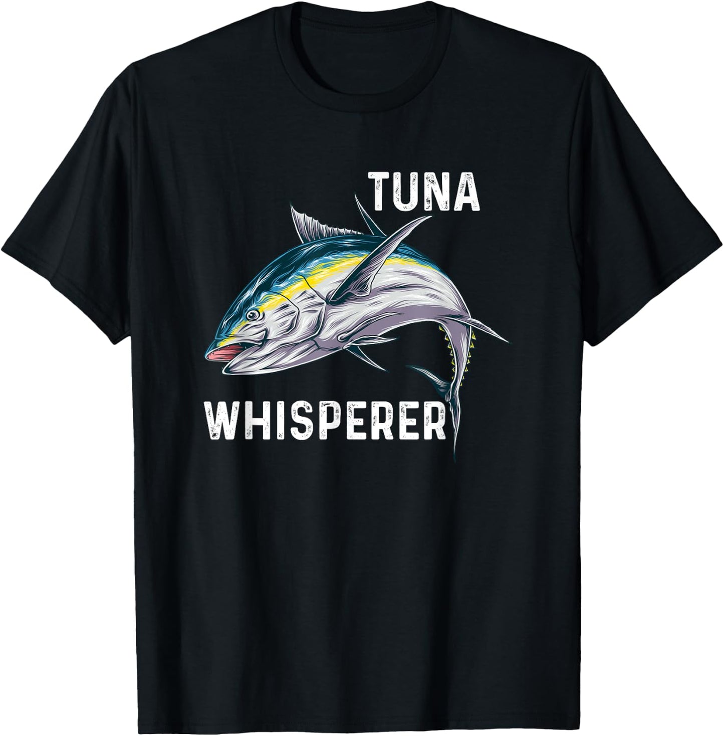 Tuna Whisperer | Deep Sea Fishing T-Shirt - T-Shirt | Black