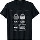 Padlock Patent - locksmith T-Shirt - T-Shirt | Black