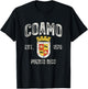 Coamo City In Puerto Rico Est 1579, Coamo Armorial T-Shirt - T-Shirt | Black