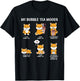 My Bubble Tea Moods Funny Kawaii Boba Tea Bubble Tea Fox T-Shirt - T-Shirt | Black