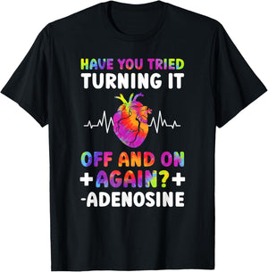 CICU Nurse Funny Cardiac Intensive Care Unit T-Shirt - T-Shirt | Black