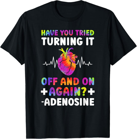 CICU Nurse Funny Cardiac Intensive Care Unit T-Shirt - T-Shirt | Black