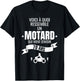 Gift for a biker humour man original 70 years , Black, S T-Shirt - T-Shirt | Black