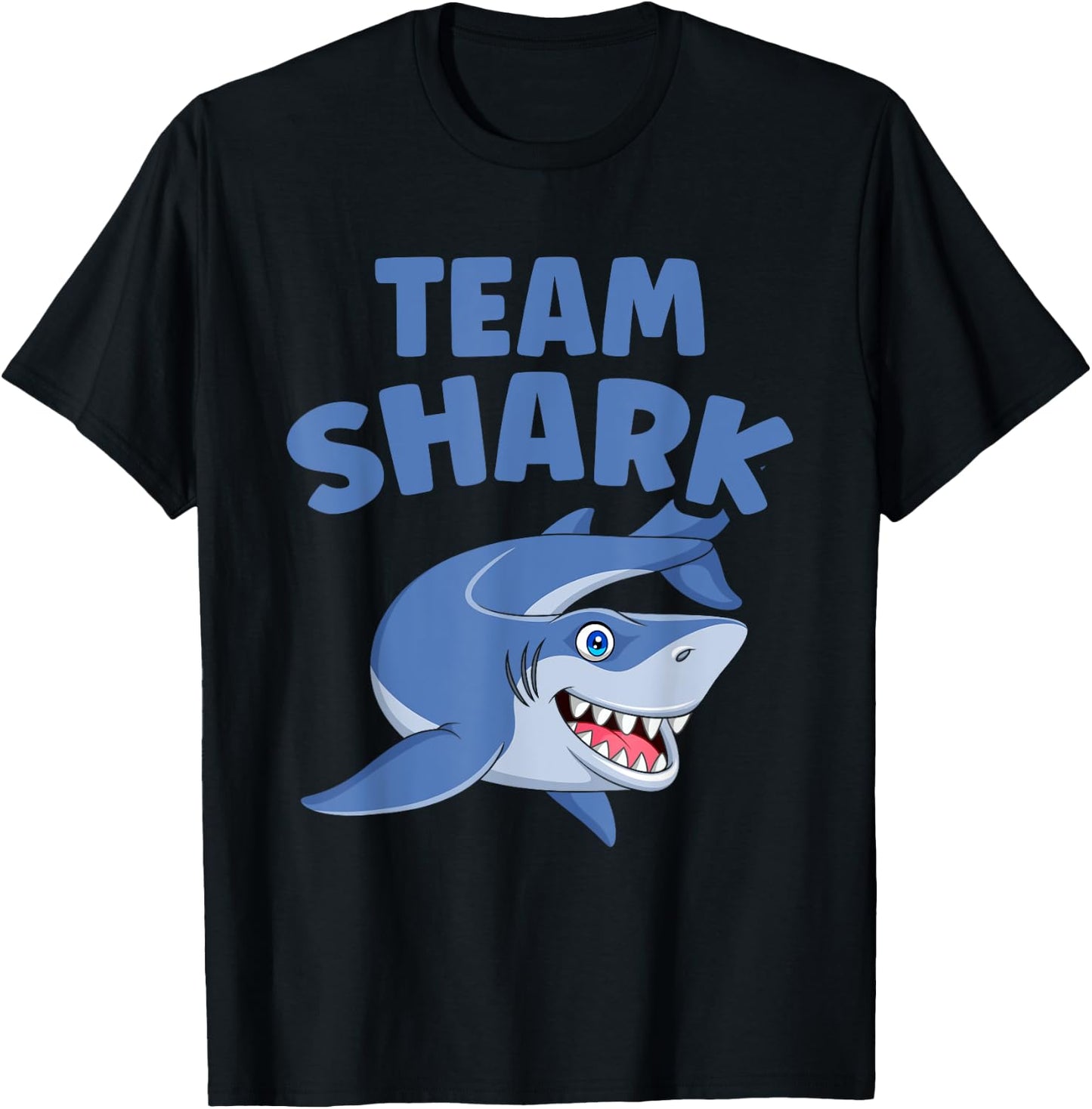 Team Shark Marine Biology Shark Lover Ocean T-Shirt - T-Shirt | Black