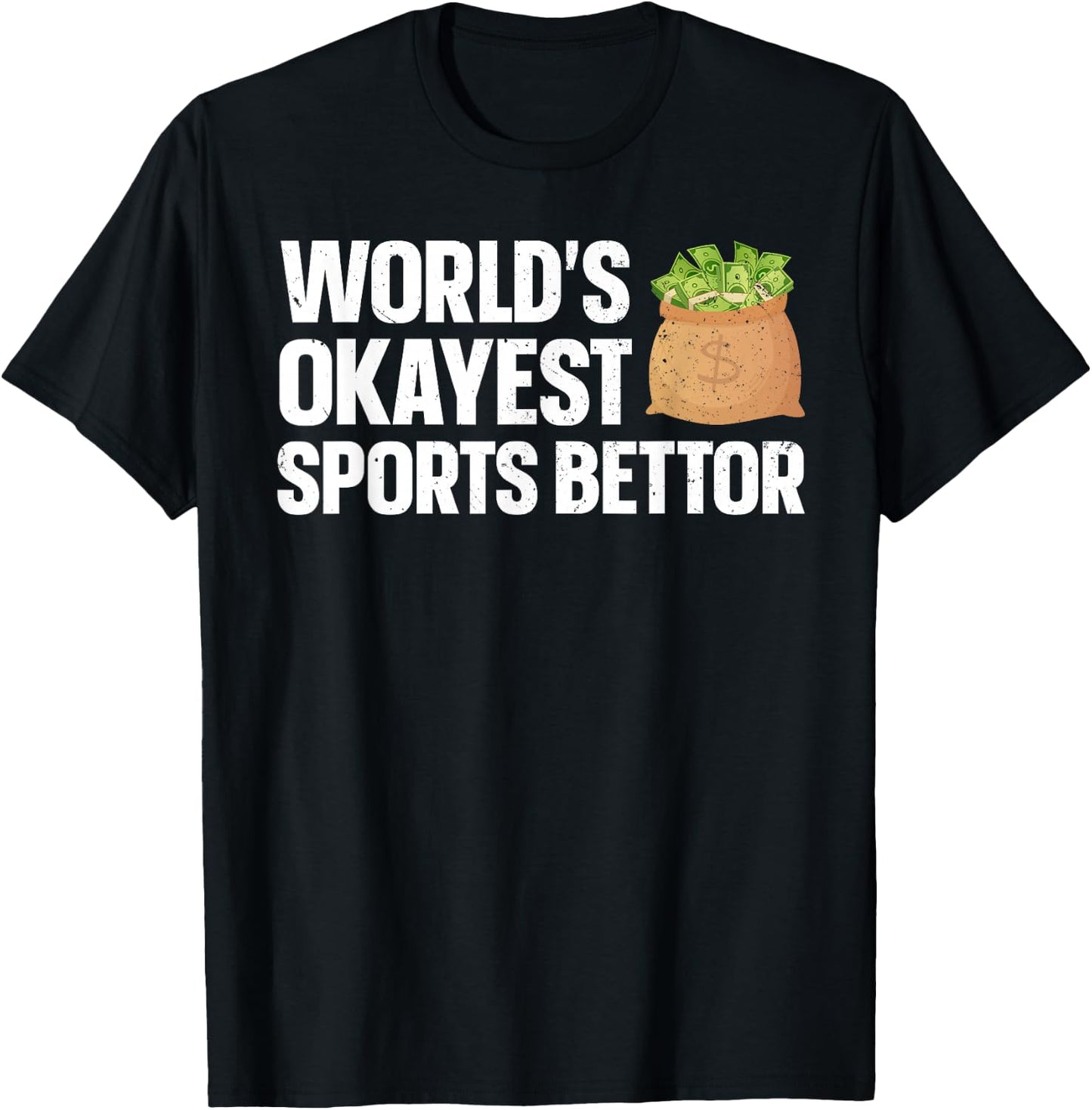 Funny Sports Betting Design Women Sports Gambler T-Shirt - T-Shirt | Black