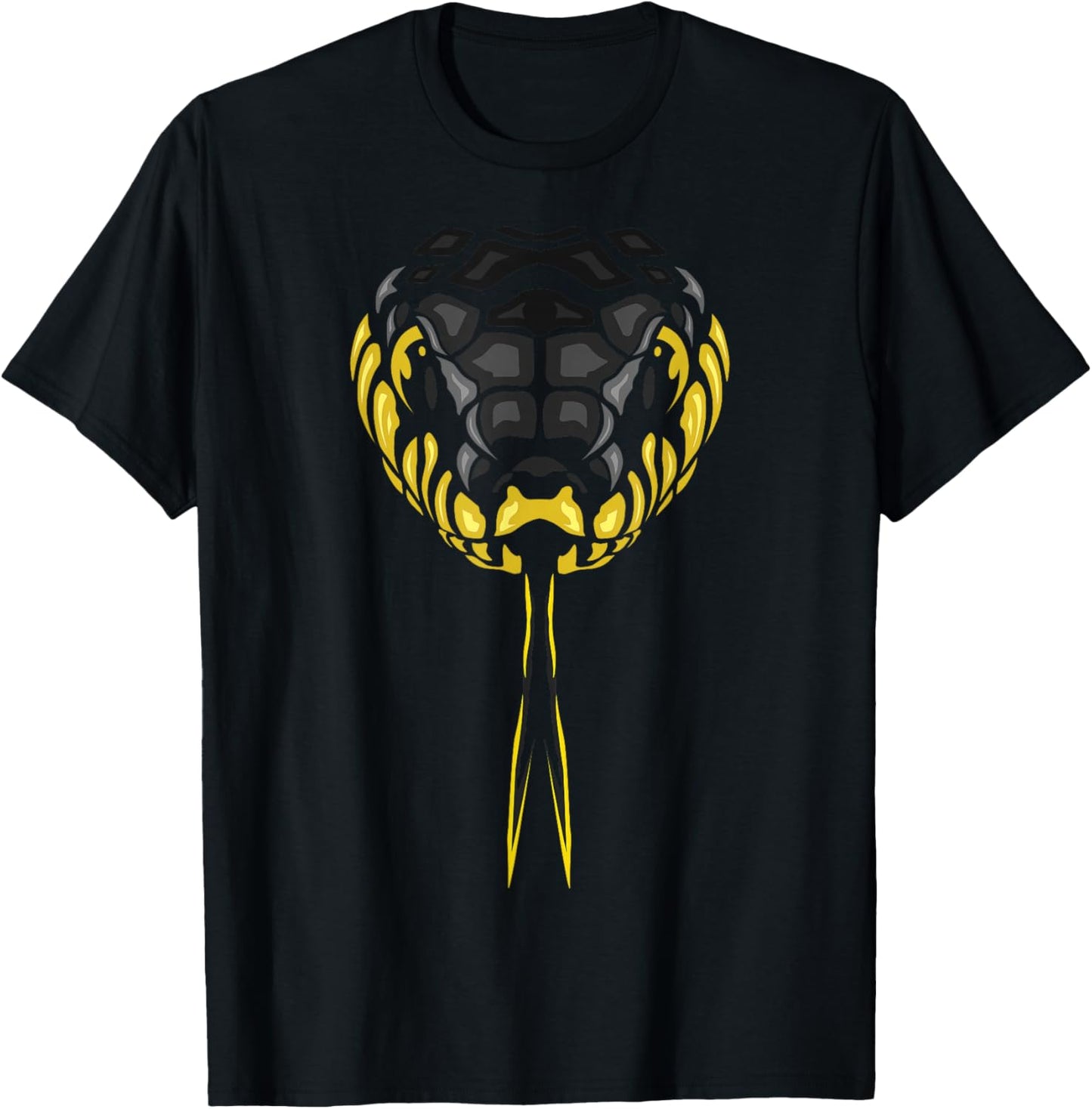Snake Shirt Cobra Men Women Cobra Animal Print T-Shirt - T-Shirt | Black