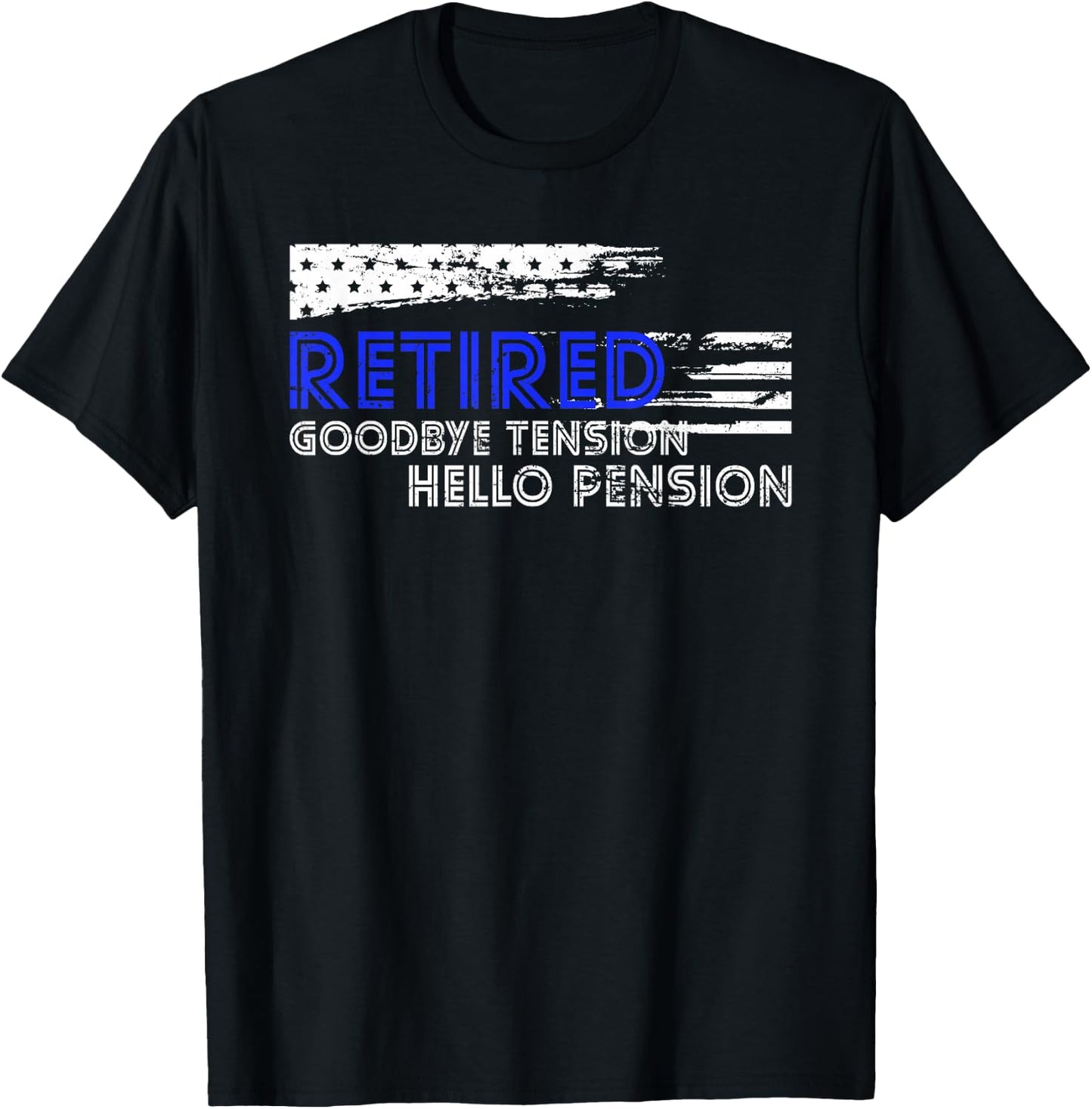 Law Enforcement Sheriff Retirement Gift Funny Police T-Shirt - T-Shirt | Black