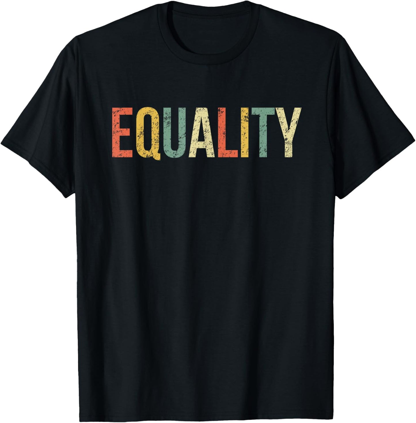 Equality Shirt Civil Rights Social Justice BLM T-Shirt - T-Shirt | Black