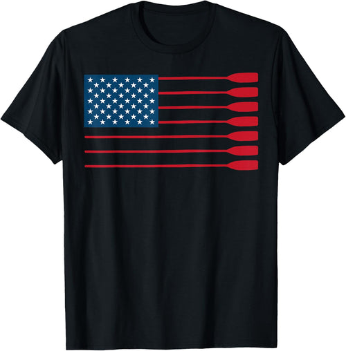 Cool American Flag Rowing Oar Funny Paddle Lover Rowers