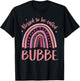 Bubbe for Grandma Women Mothers Day Blessed Bubbe T-Shirt - T-Shirt | Black