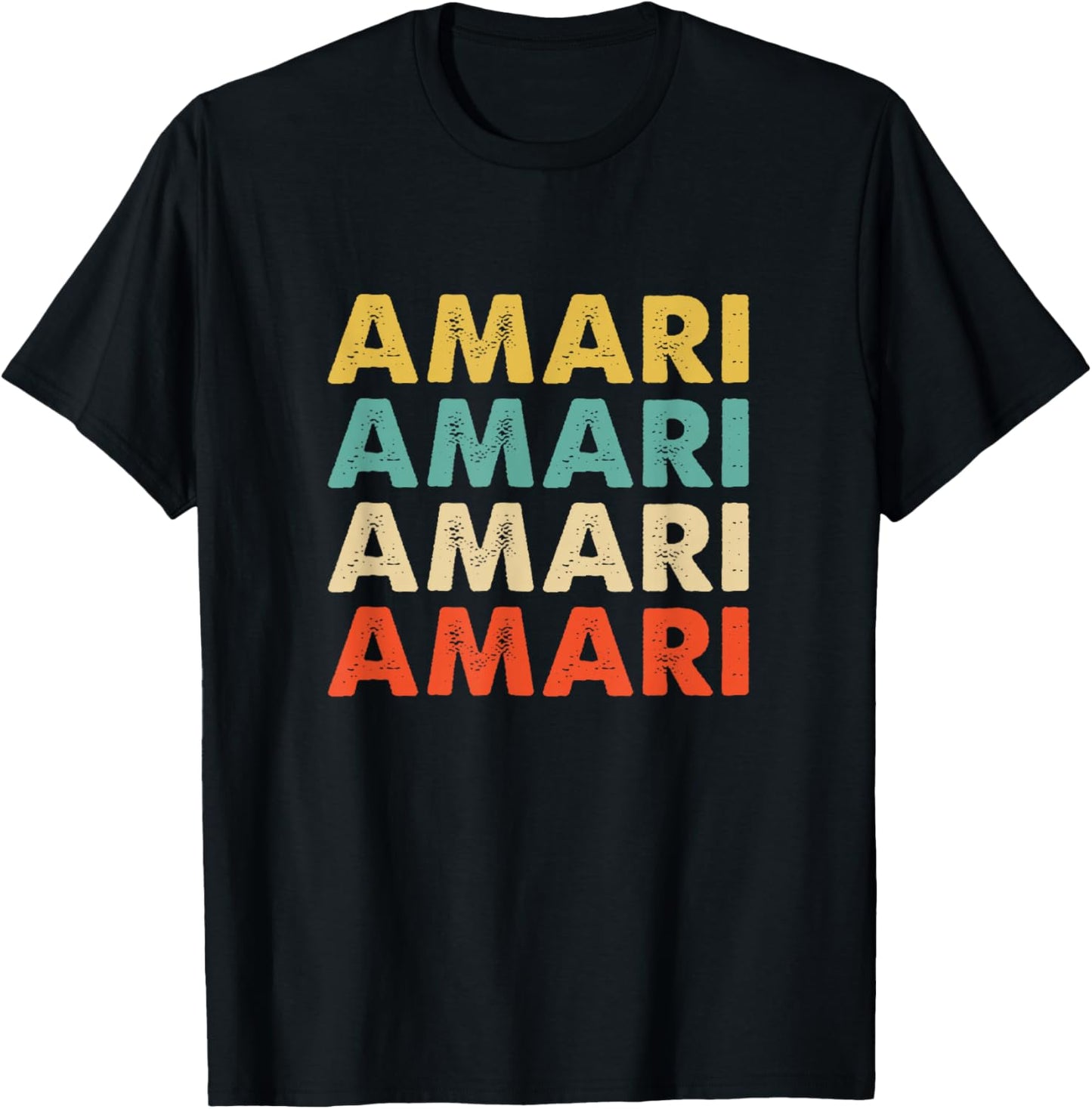 Amari Name T-Shirt - T-Shirt | Black