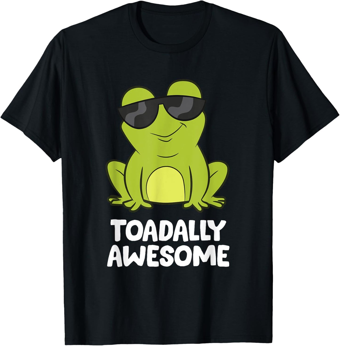 The Toad Lover Gift Store Toadally Awesome Amphibian Frog Funny Toad T-Shirt - T-Shirt | Black