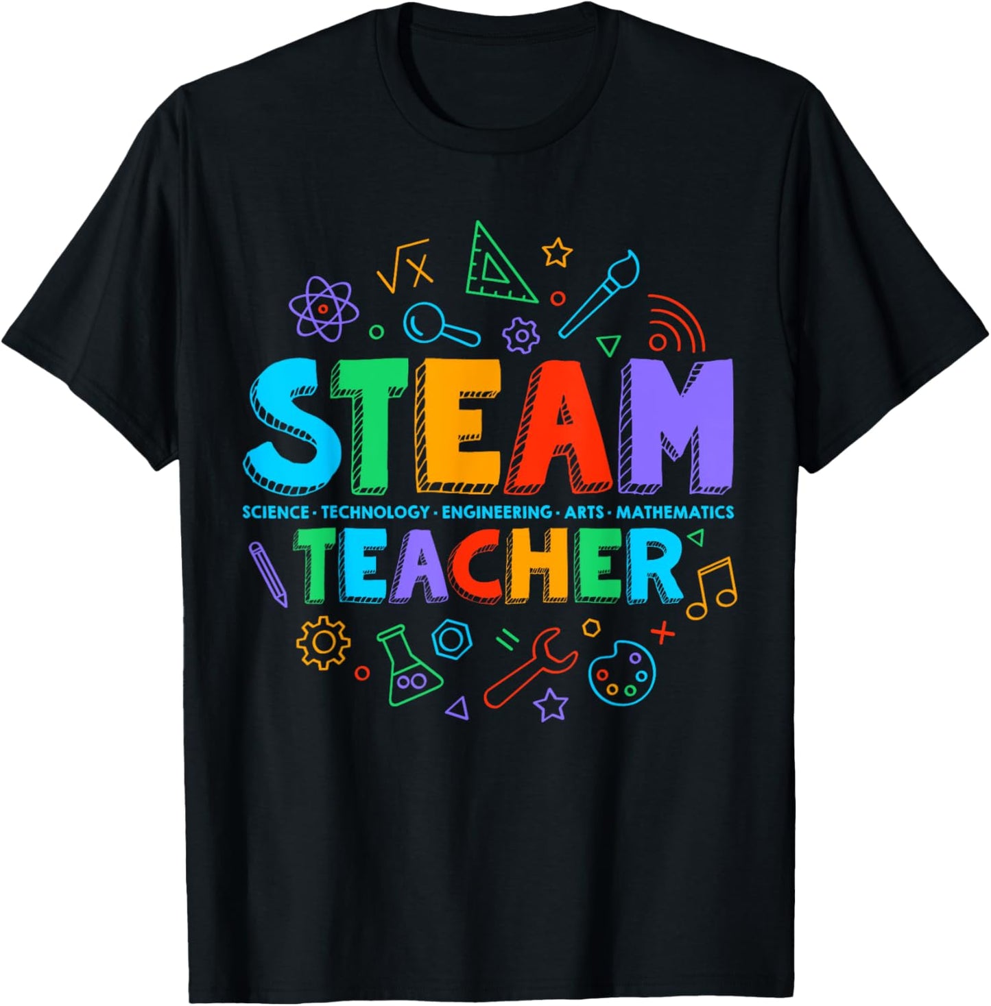 STEAM Teacher STEAM Student Programs Back to School Women Kids T-Shirt - T-Shirt | Black