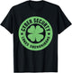 Cyber Security Loves Shenanigans St. Patrick's Day Costume T-Shirt - T-Shirt | Black