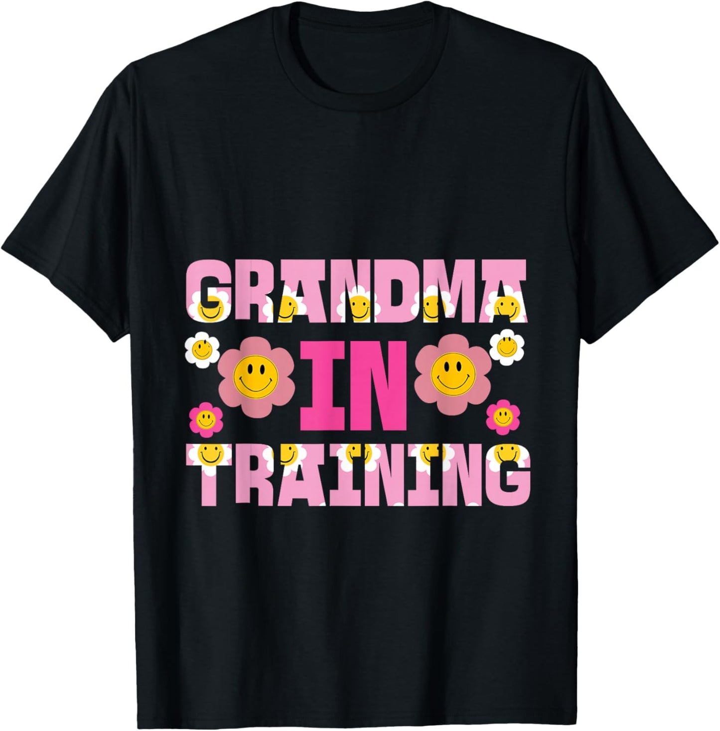 Grandma In Training T-Shirt - T-Shirt | Black