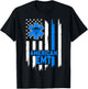 American EMT USA Flag 4th of July Educated Paramedic Gifts T-Shirt - T-Shirt | Black