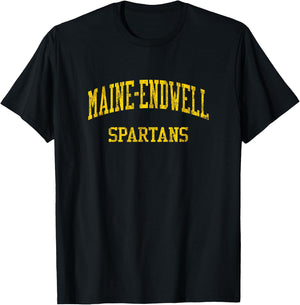 Maine-Endwell High School HS Endwell NY Vintage Sports T-Shirt - T-Shirt | Black