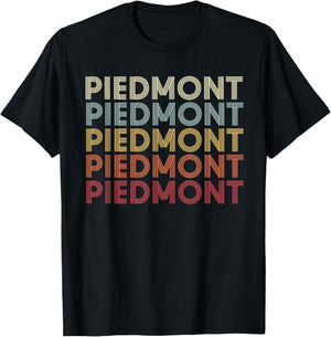 Piedmont South Carolina Piedmont SC Retro Vintage Text T-Shirt - T-Shirt | Black