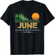 Vintage June Lake California T-Shirt - T-Shirt | Black