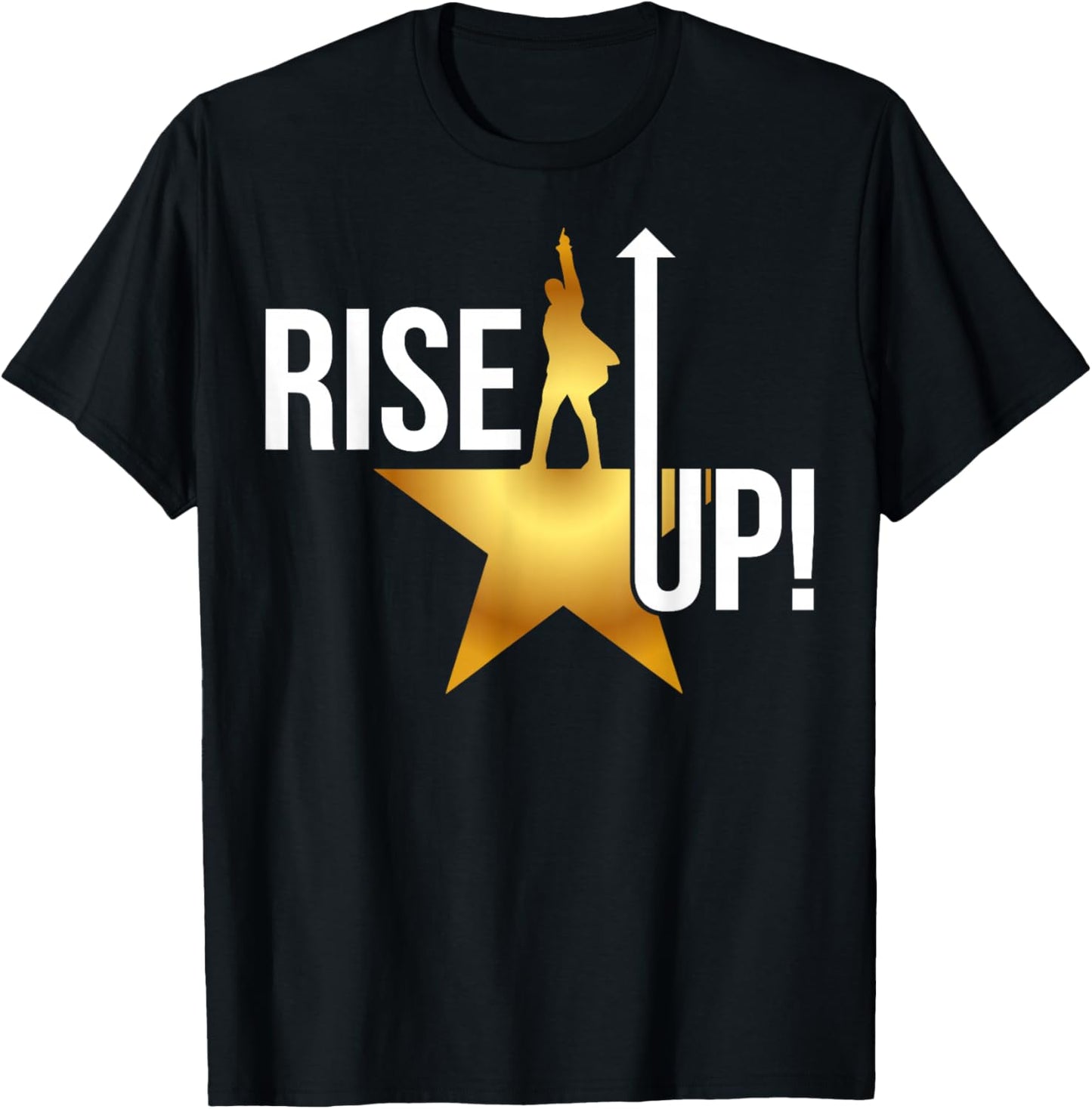 Rise Up Musical Theatre Nerd Musical Broadway Theater Geek T-Shirt - T-Shirt | Black