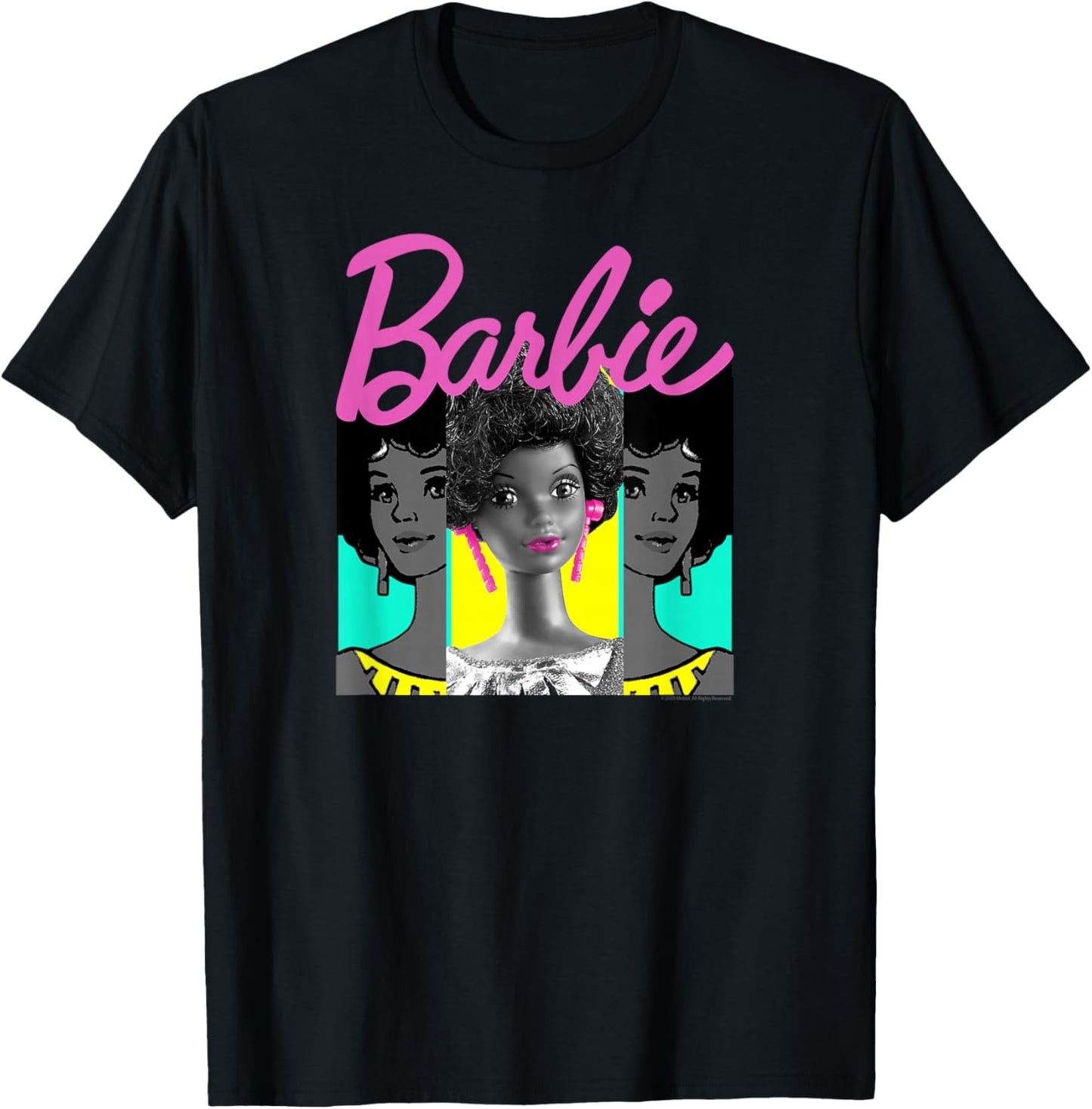 Barbie - Afro Barbie Trio T-Shirt - T-Shirt | Black