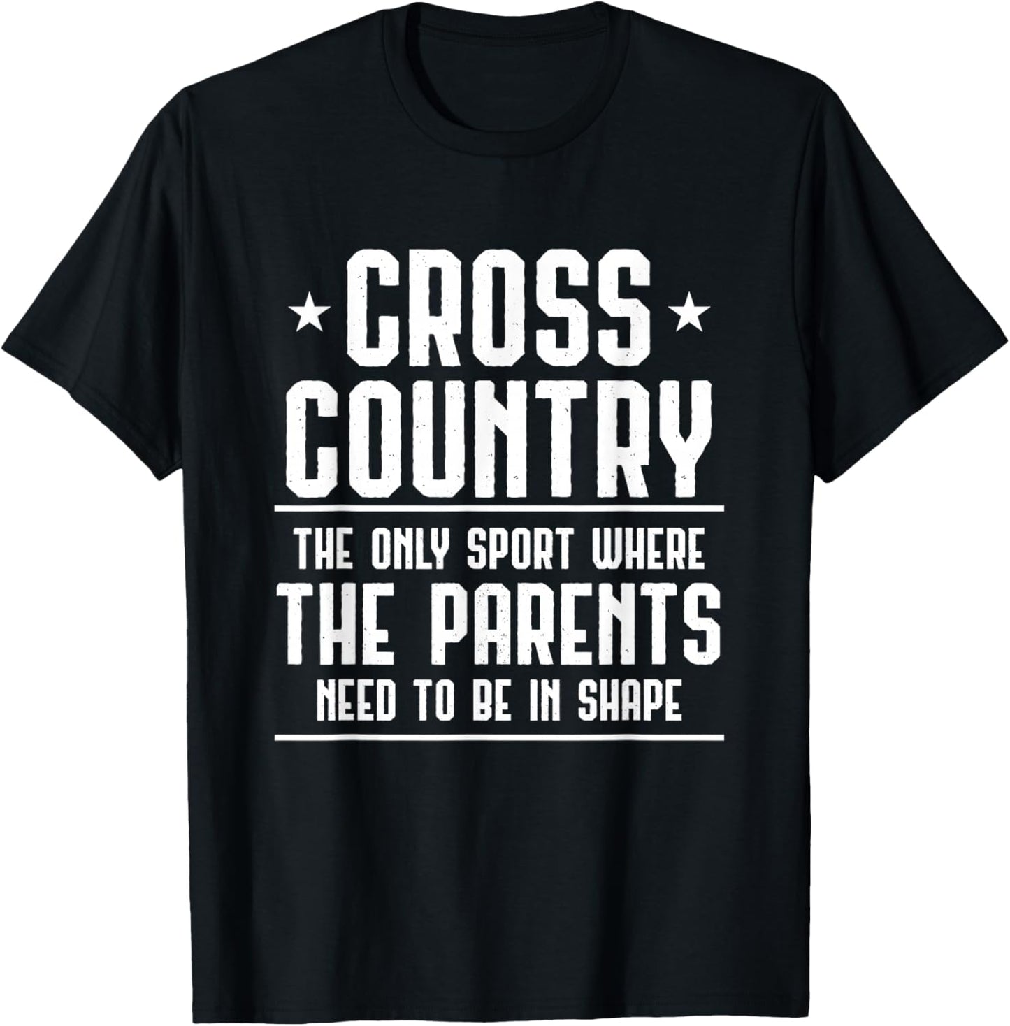 Cross Country Parent Gifts for Running Jogging XC Runner T-Shirt - T-Shirt | Black