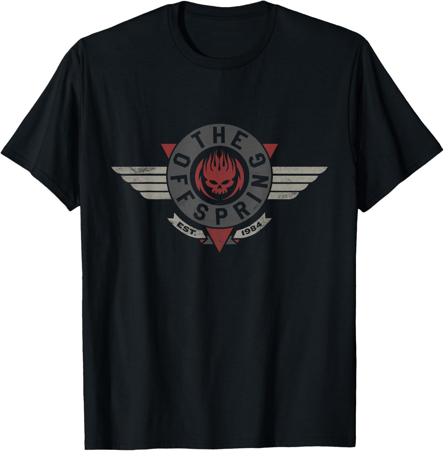 The Offspring Official Geometric Wings Logo T-Shirt - T-Shirt | Black