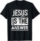 God Savior Devotee Christian Gift Jesus T-Shirt - T-Shirt | Black