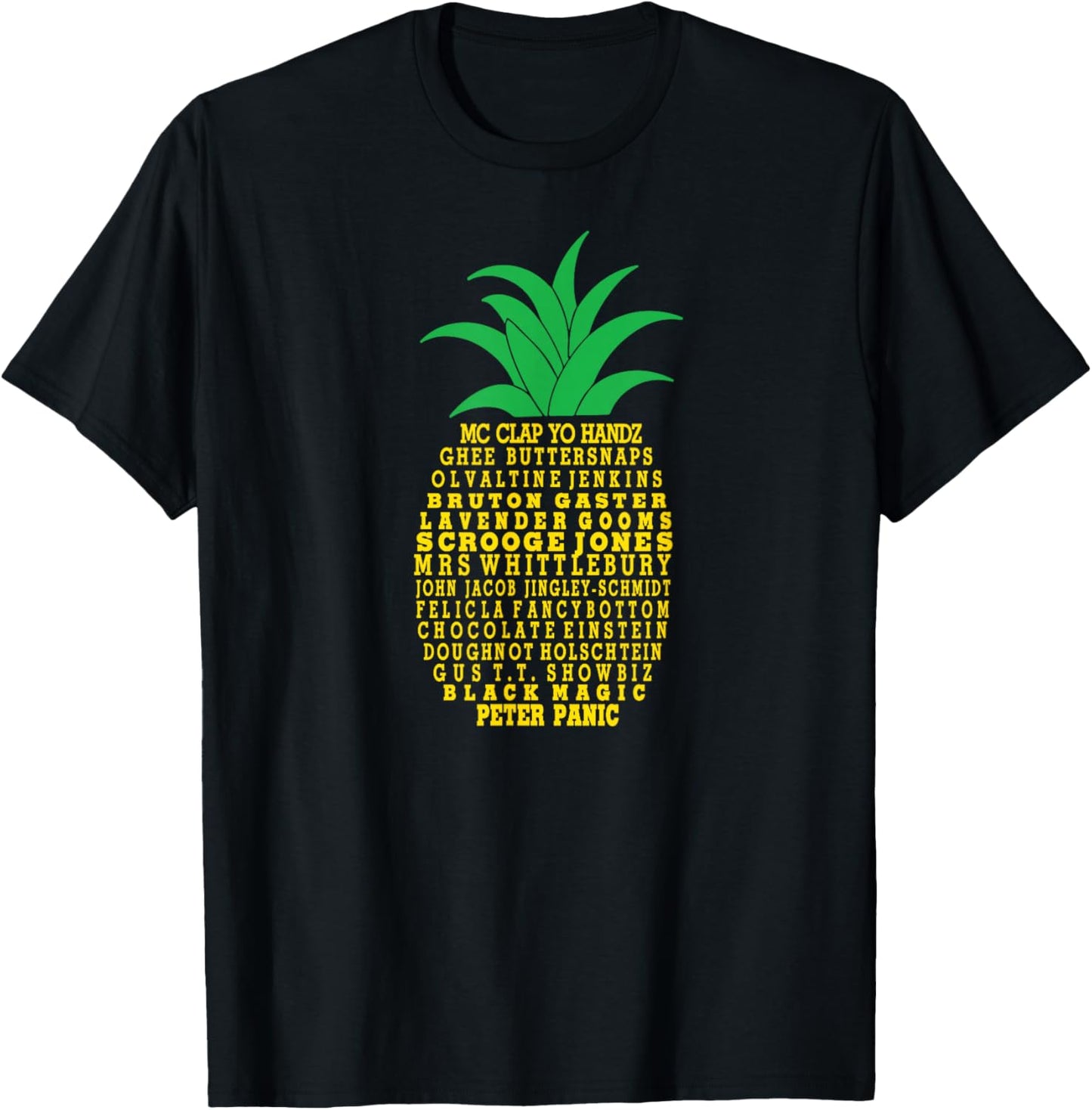 Nicknames of Gus Vintage Psych Pineapple Harajuku Lover T-Shirt - T-Shirt | Black