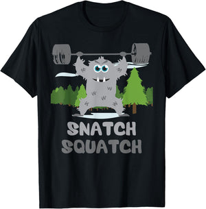 Snatch Squatch - Cartoon - Beast - Gym T-Shirt - T-Shirt | Black