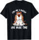 Funny Call Me A Beagle Basset Hound Dog Women T-Shirt - T-Shirt | Black