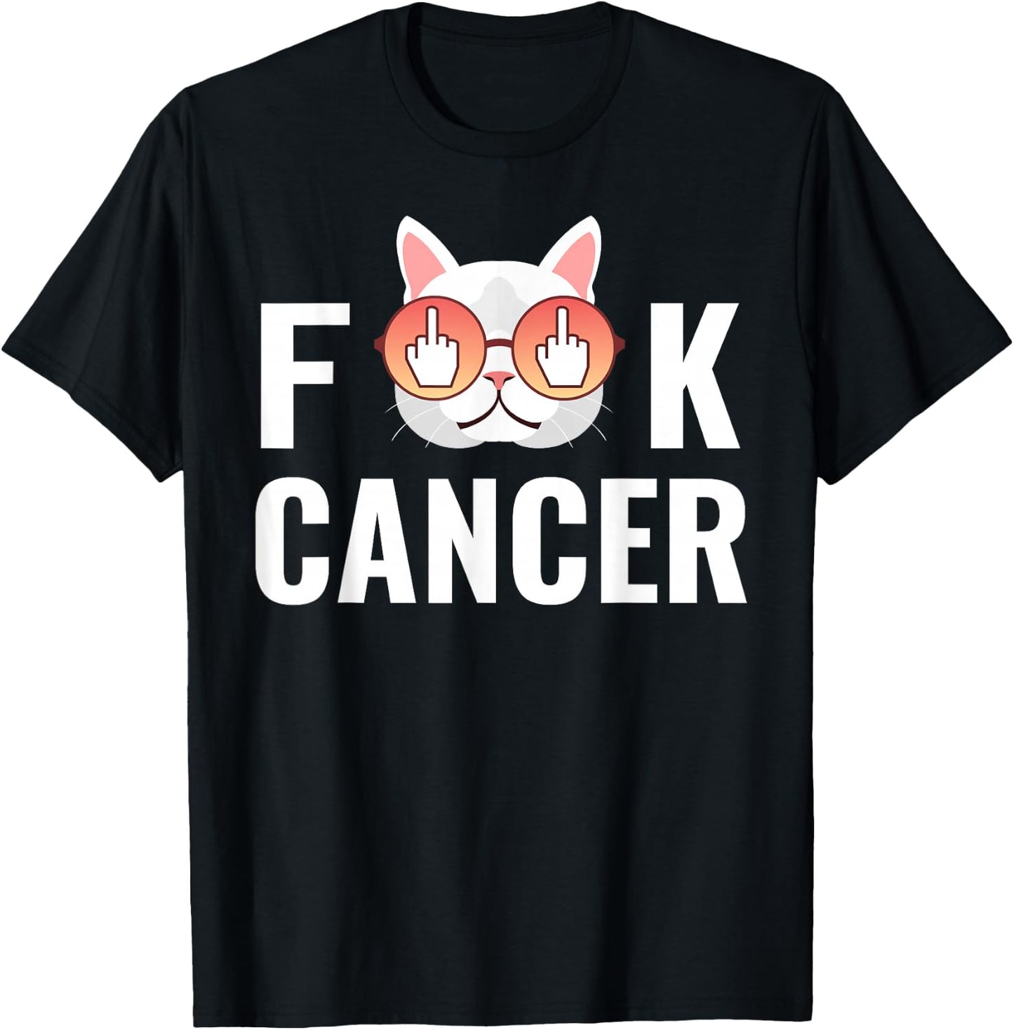 Fuck Cancer - Funny Gift T-Shirt - T-Shirt | Black