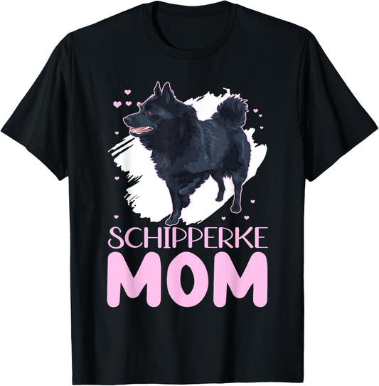 Schipperke Mom Schipperkes Dog Owner Schipperke Women T-Shirt - T-Shirt | Black