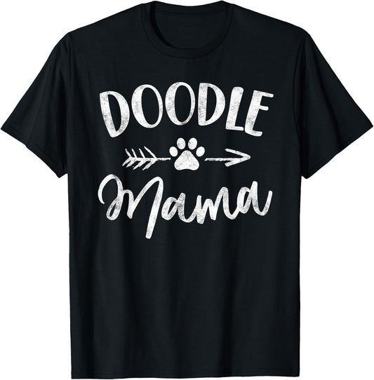 Doodle Mama GoldenDoodle Labradoodle Lover Pet Owner Dog Mom Women T-Shirt - T-Shirt | Black