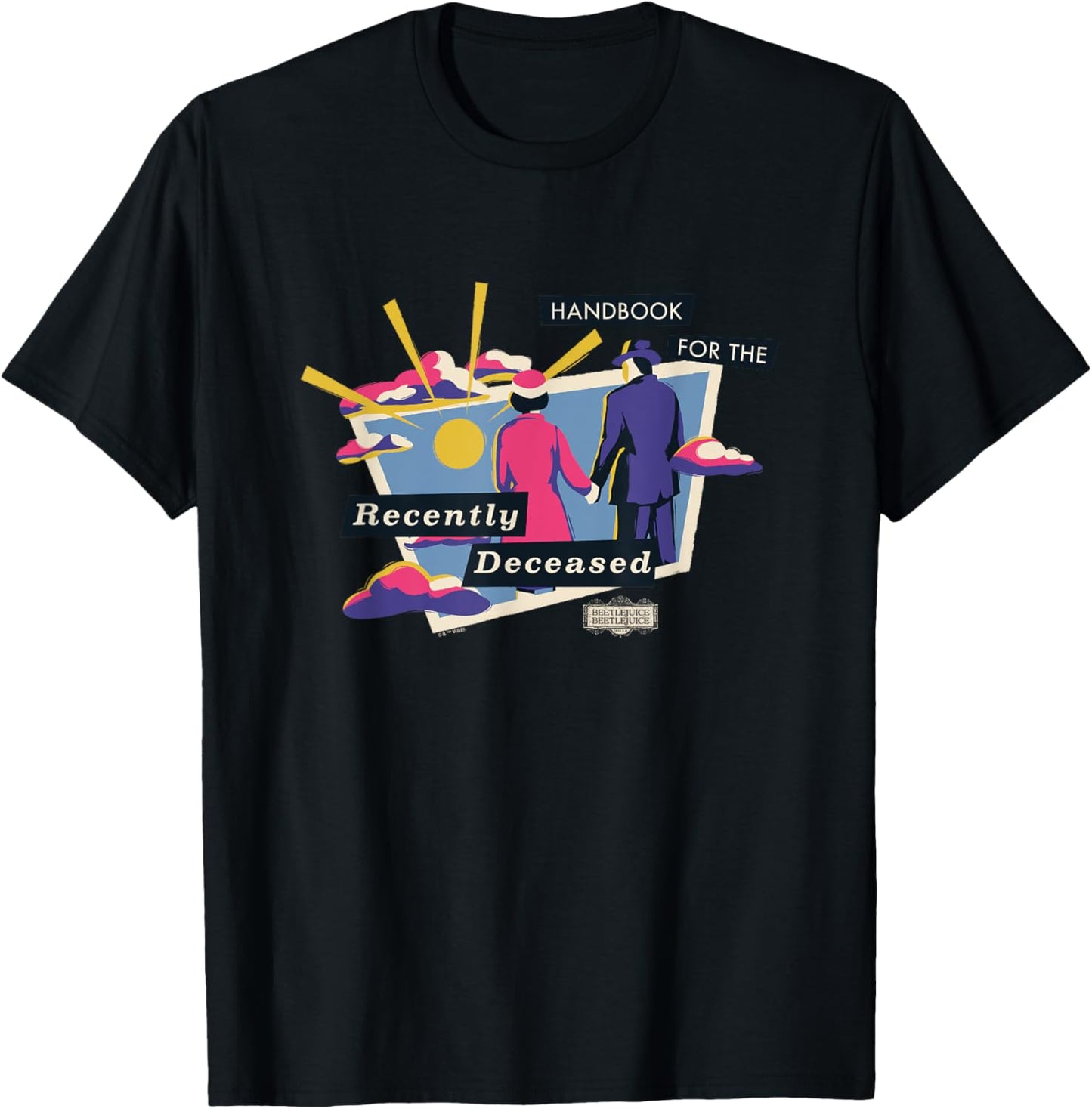 Beetlejuice Beetlejuice Handbook For The Recently Deceased T-Shirt - T-Shirt | Black
