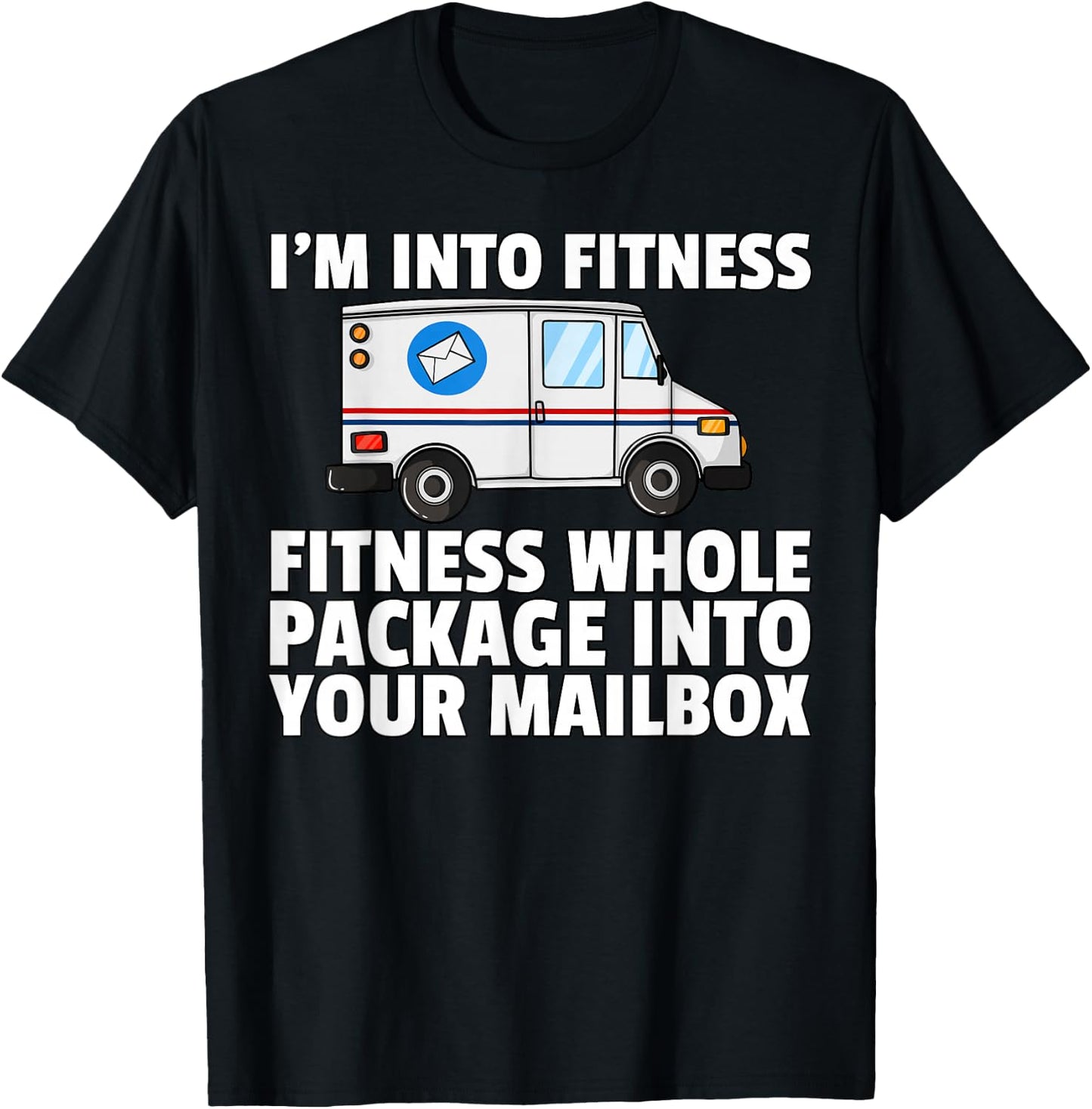 Postal Service For Mailman US Postman Worker T-Shirt - T-Shirt | Black